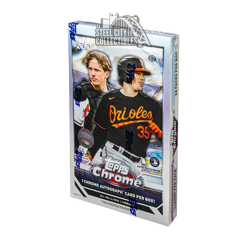 2023 Topps Chrome Baseball Hobby Box | Steel City Collectibles
