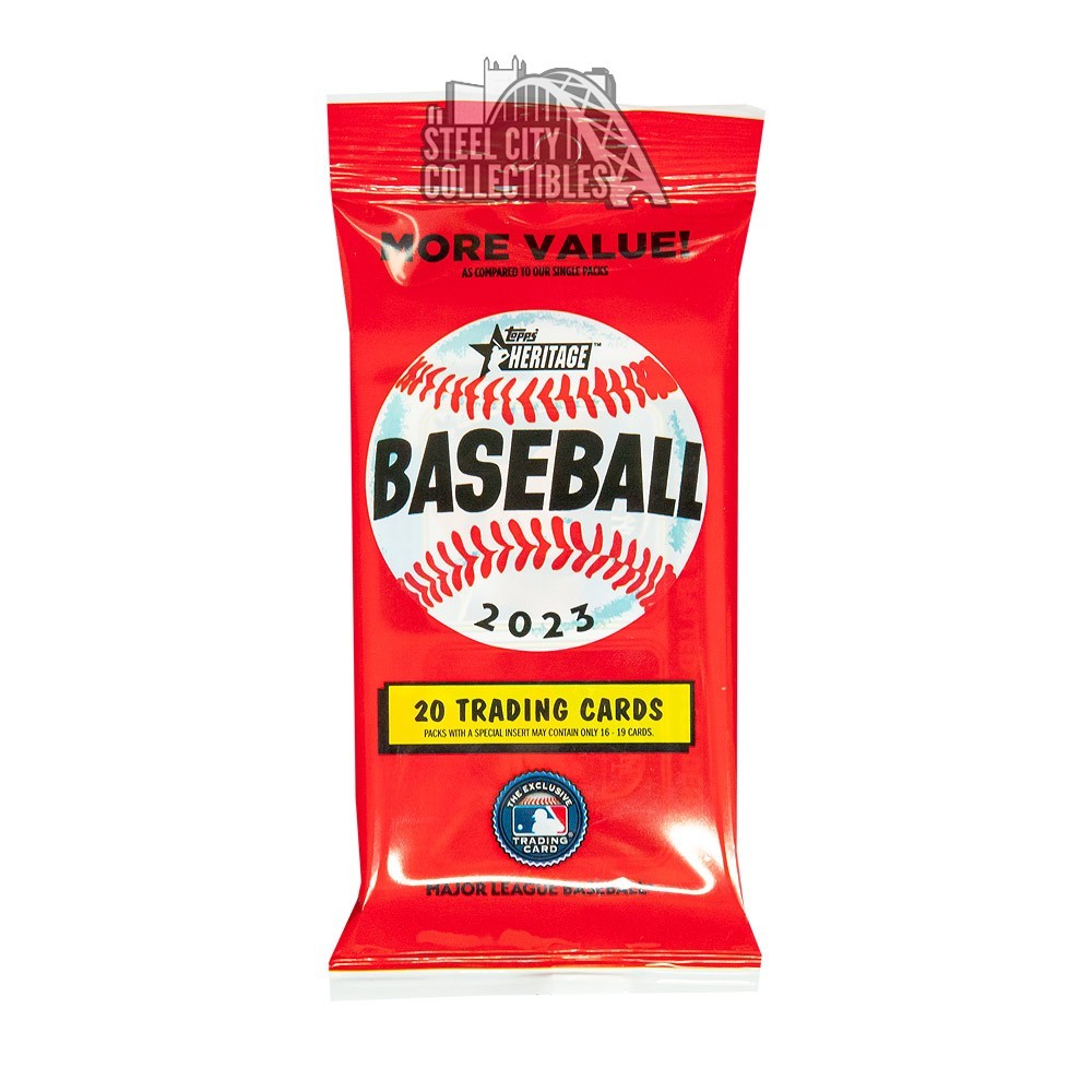 2023 Topps Heritage Baseball Fat Pack Steel City Collectibles