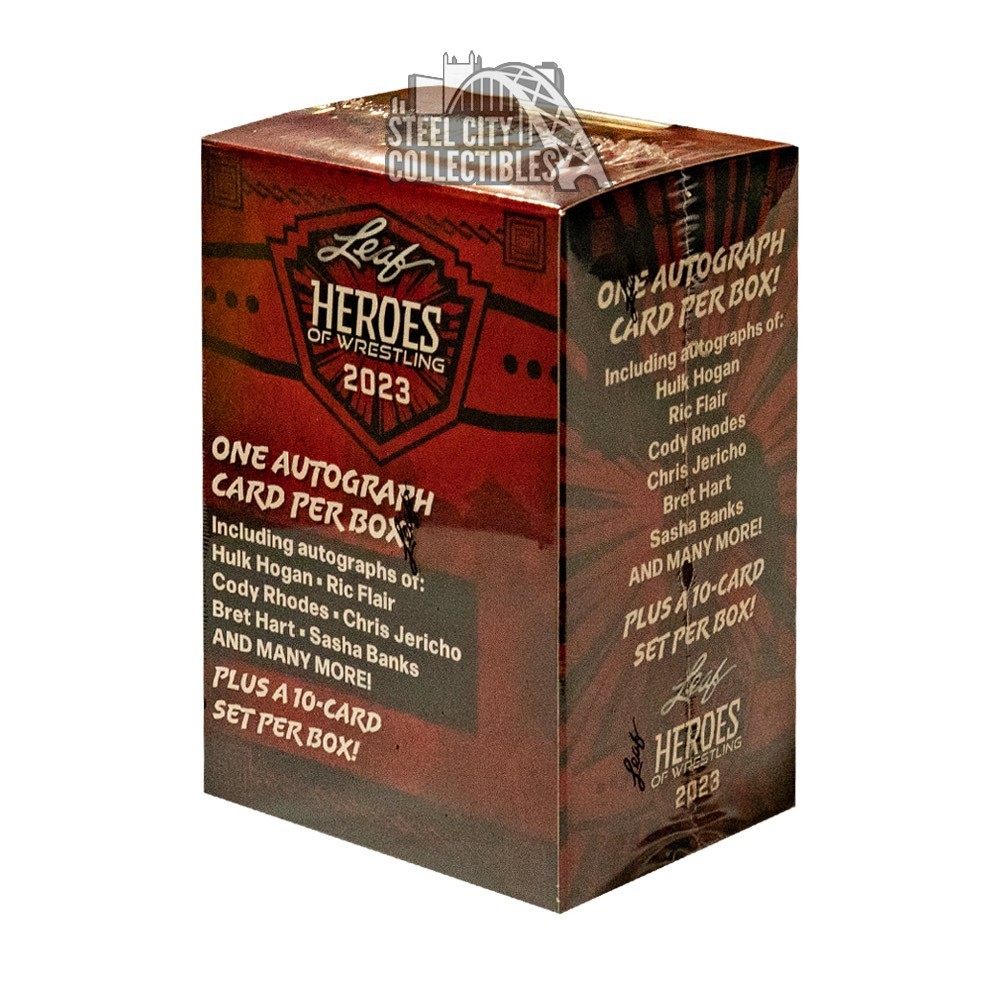 2025 Leaf Heroes of Wrestling Blaster Box Steel City Collectibles