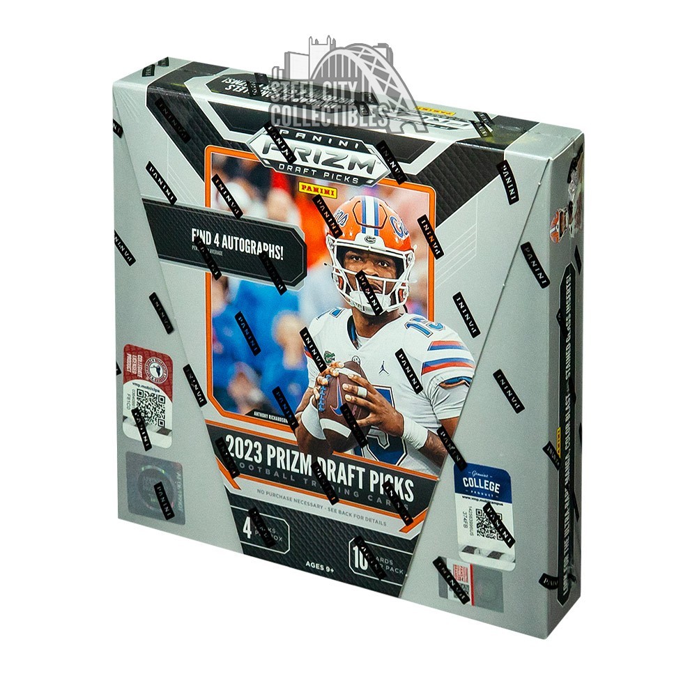2023 Panini Prizm Draft Picks Collegiate Football Hobby Box | Steel ...
