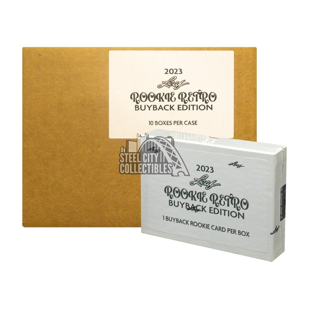 2023 Leaf Rookie Retro Buyback Edition 10Box Case Steel City