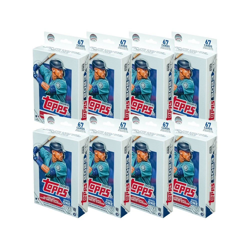 2023 Topps Series 1 Baseball Hanger 8-Box Lot