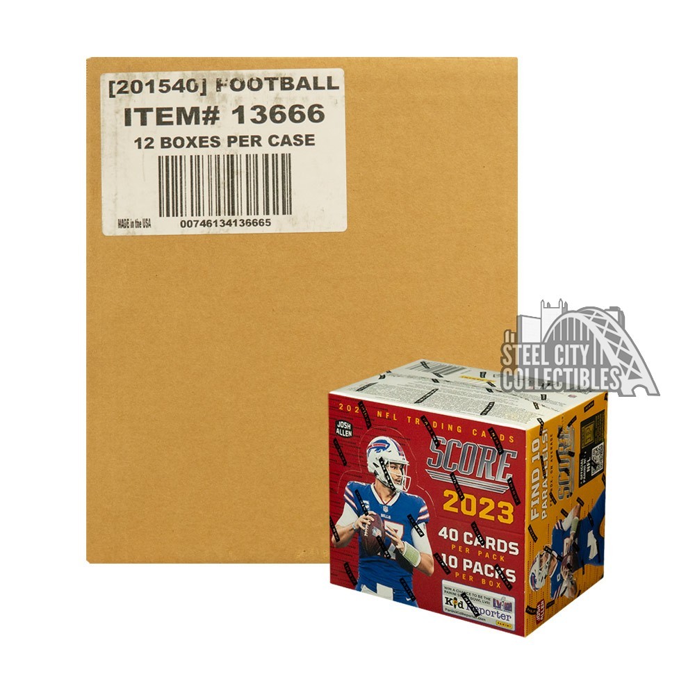 2025 Panini Score Football Hobby Box – 10 Packs, 4 Autographs Avg, 50 Rookies, NFL Trading Cards