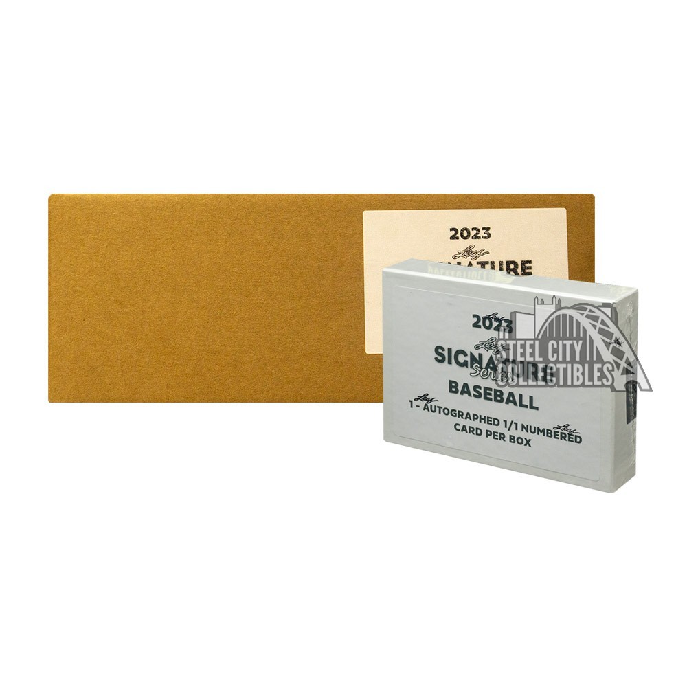 2023 Leaf Signature Series Baseball Hobby 12Box Case Steel City