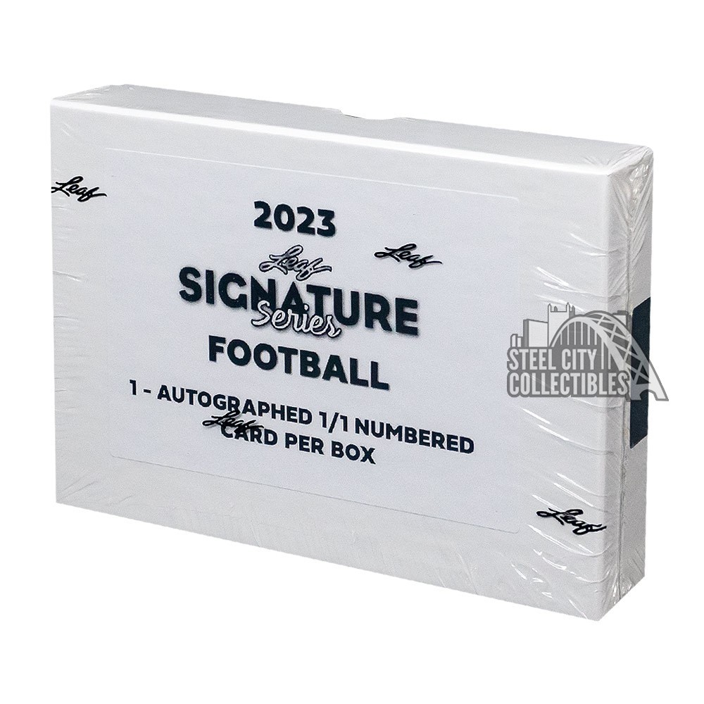 スポーツ選手 LEAF SIGNATURE SERIES 2023 Leaf Signature Series Football Hobby Box | Steel City