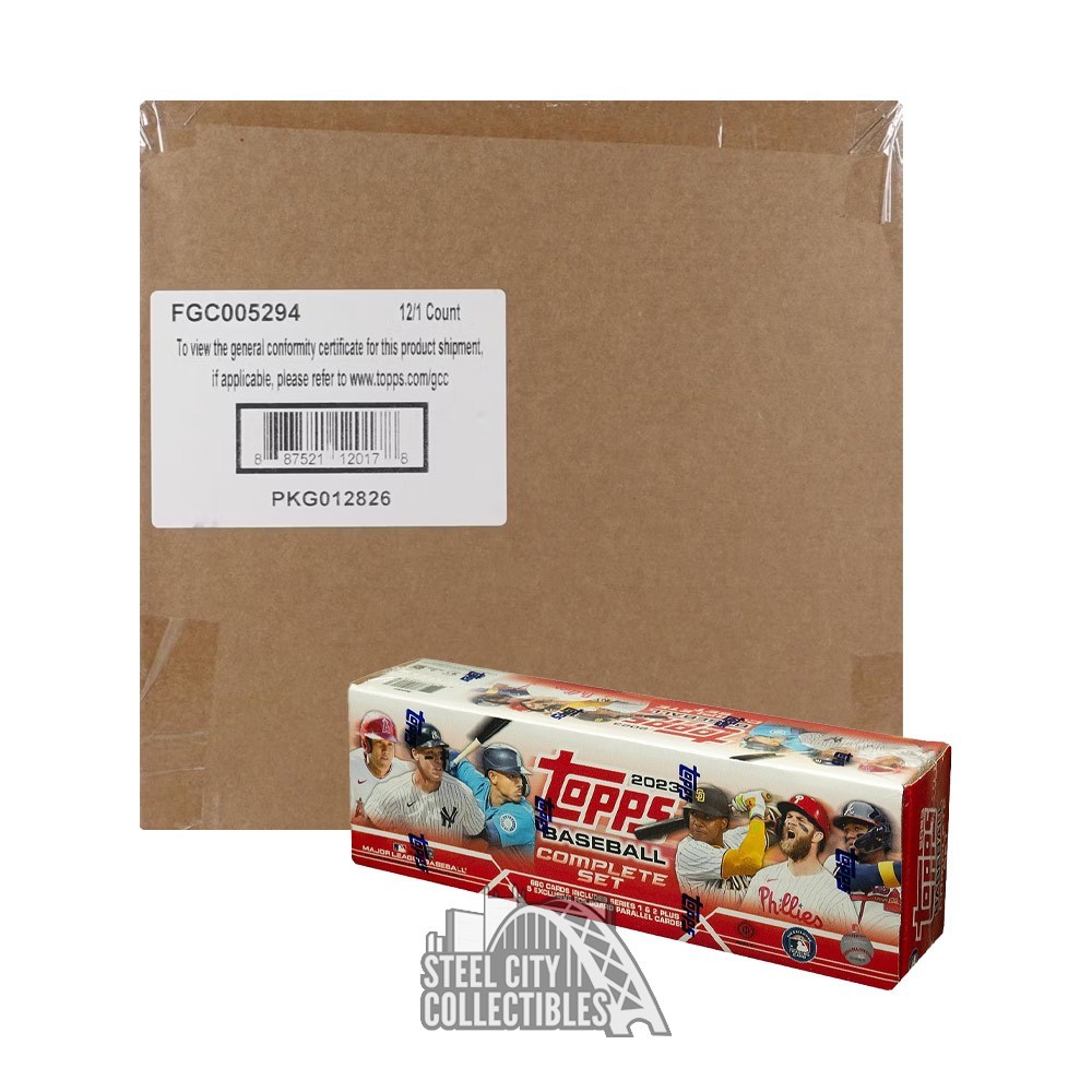 2023 Topps Baseball Factory Set Hobby Version 12Set Case Steel City
