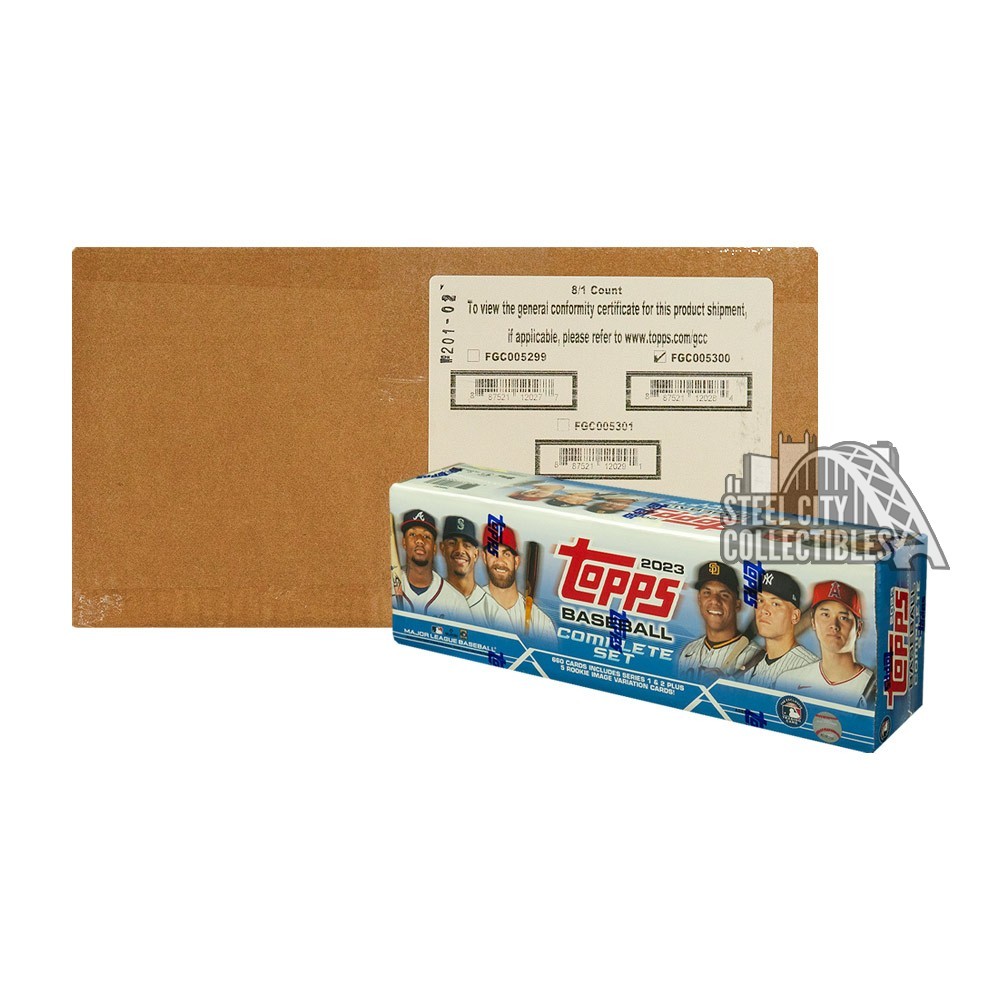 2023 Topps Baseball Complete Factory Hobby Set (Sealed) - 665 Cards - Series 1 & 2