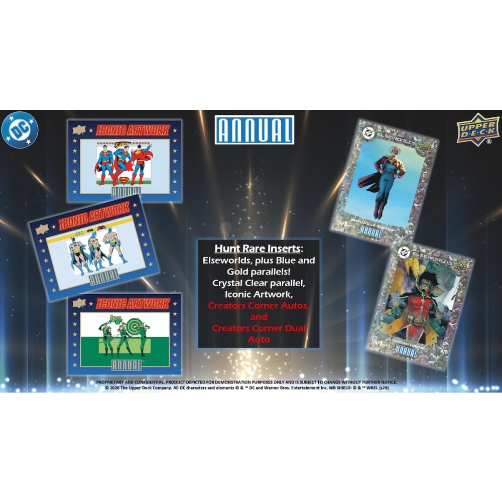 2024-25 Upper Deck DC Annual Hobby 16-Box Case | Steel City