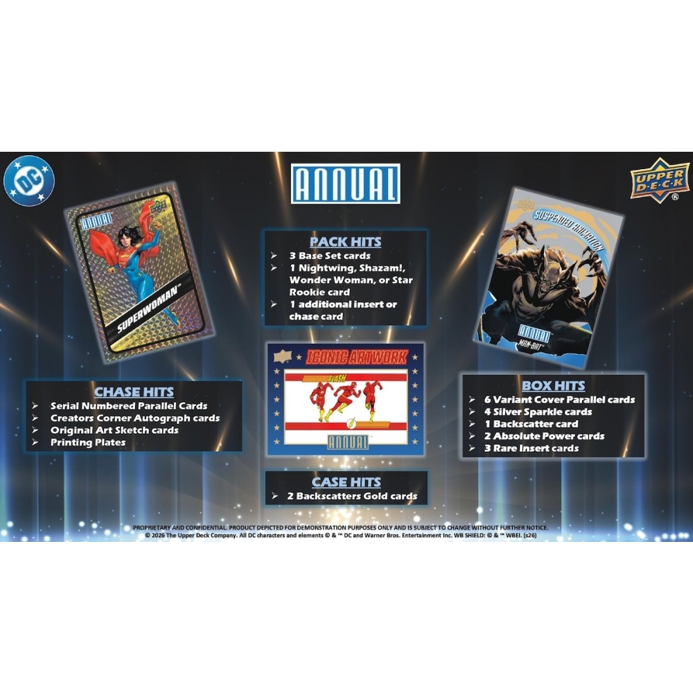 2024-25 Upper Deck DC Annual Hobby Box | Steel City Collectibles