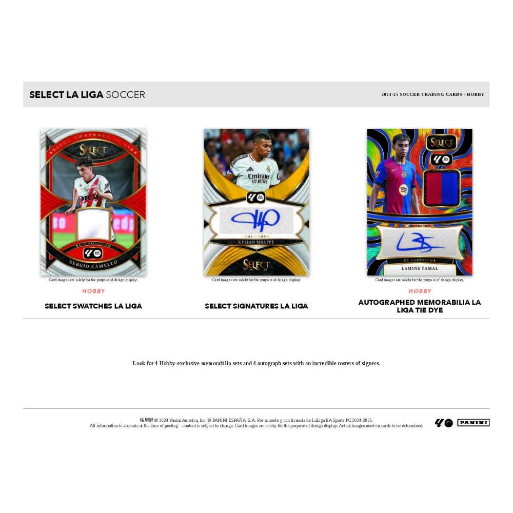 2024-25 Panini Select La Liga Soccer Hobby 12-Box Case | Steel
