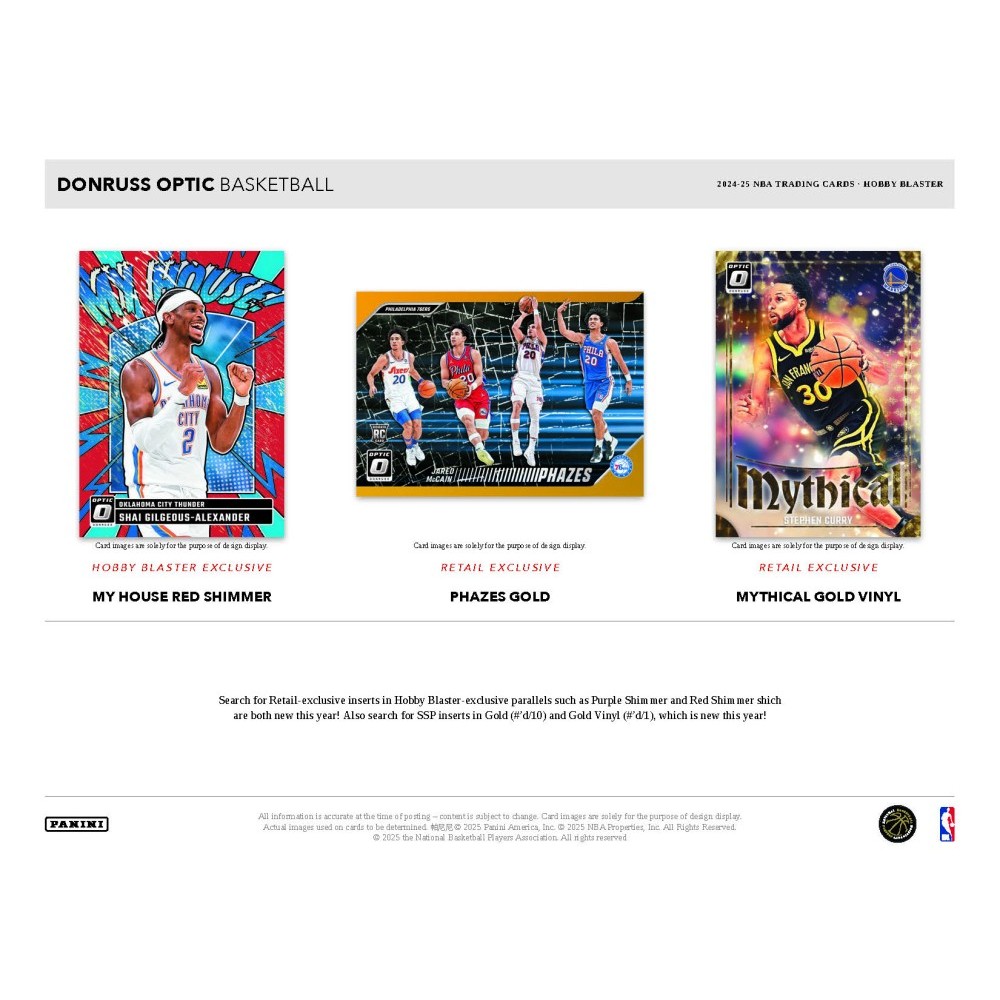 2024-25 Panini Donruss Optic Basketball Hobby Blaster Box