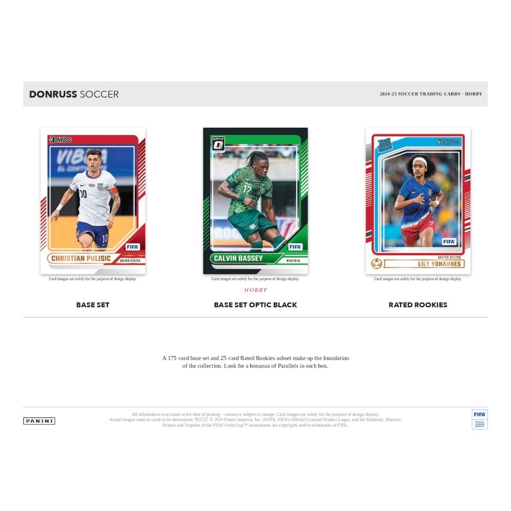 2024-25 Panini Donruss Soccer Hobby Box | Steel City Collectibles