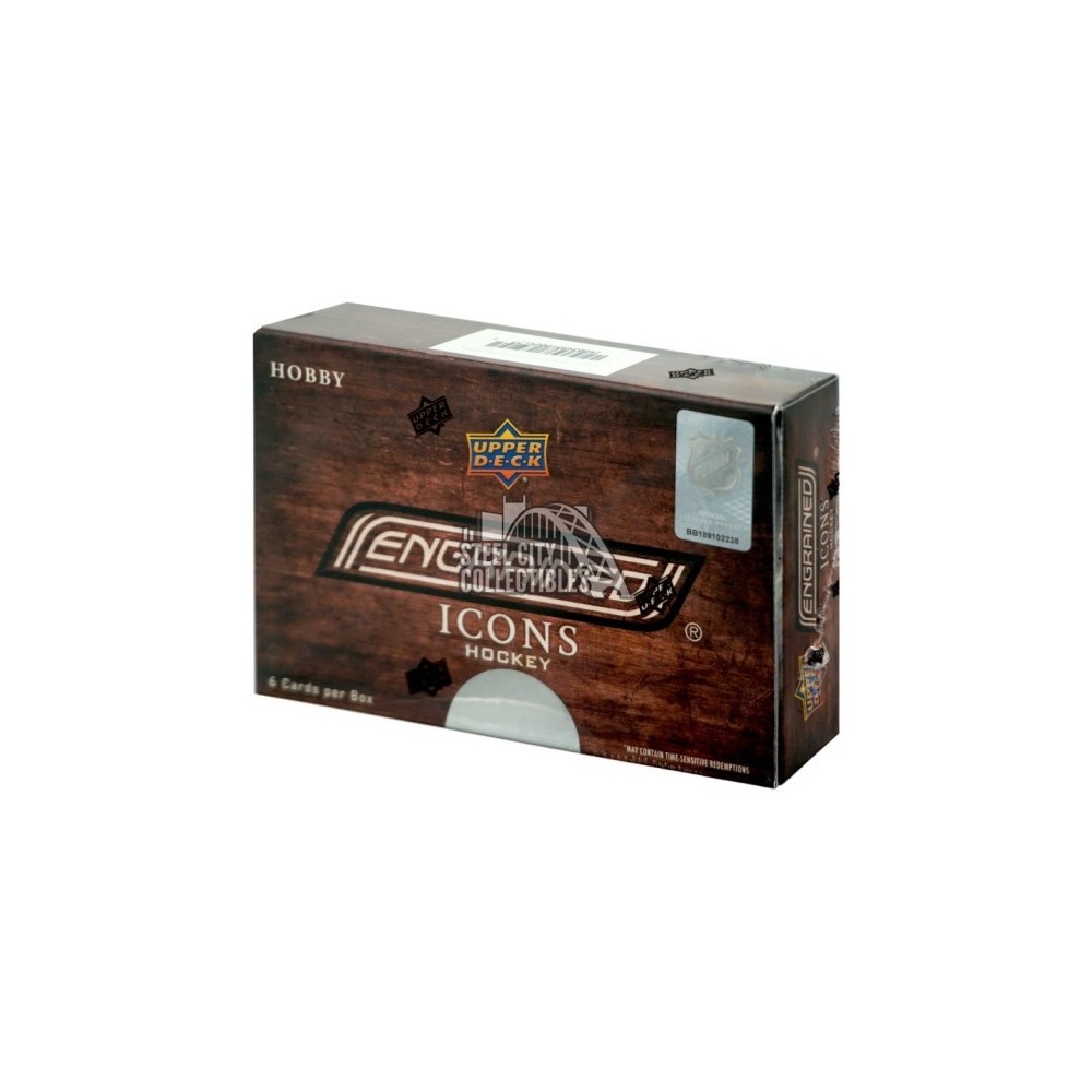 2024-25 Upper Deck Engrained Icons Hockey Hobby 5-Box (Half Case) PYT ...