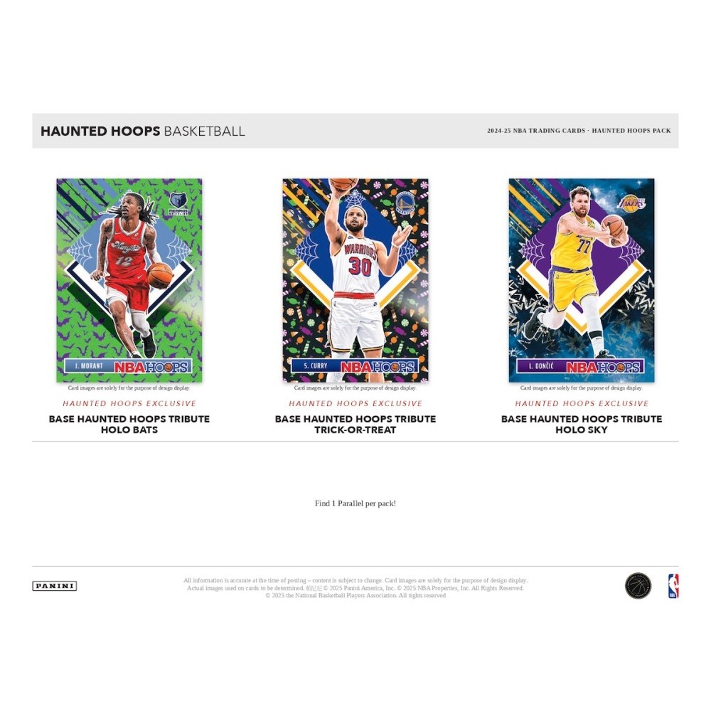 2024-25 Panini Haunted Hoops Halloween Basketball Box 2024-25 Panini Haunted Hoops Halloween Basketball Box