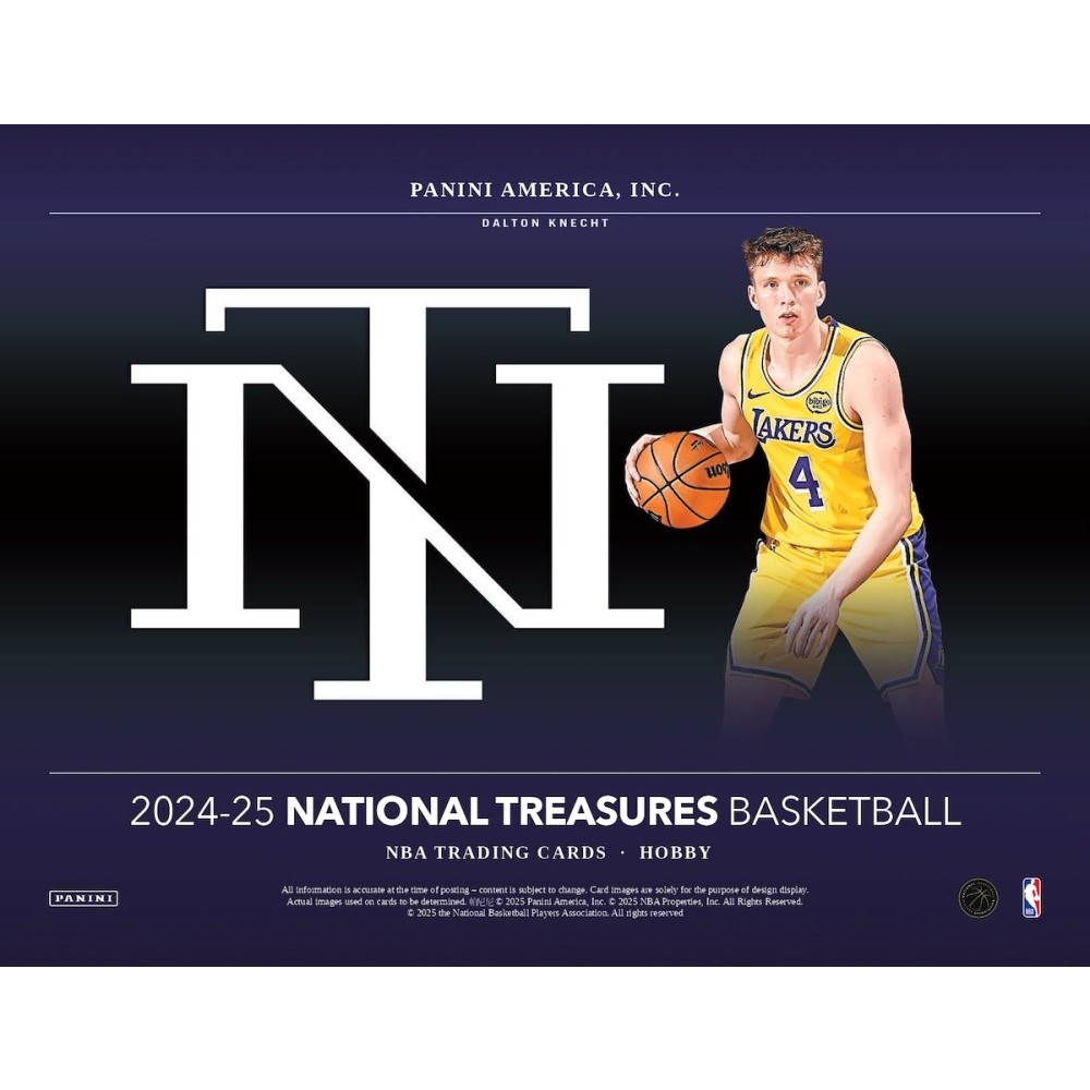 2024-25 Panini National Treasures Basketball Hobby 4-Box Case