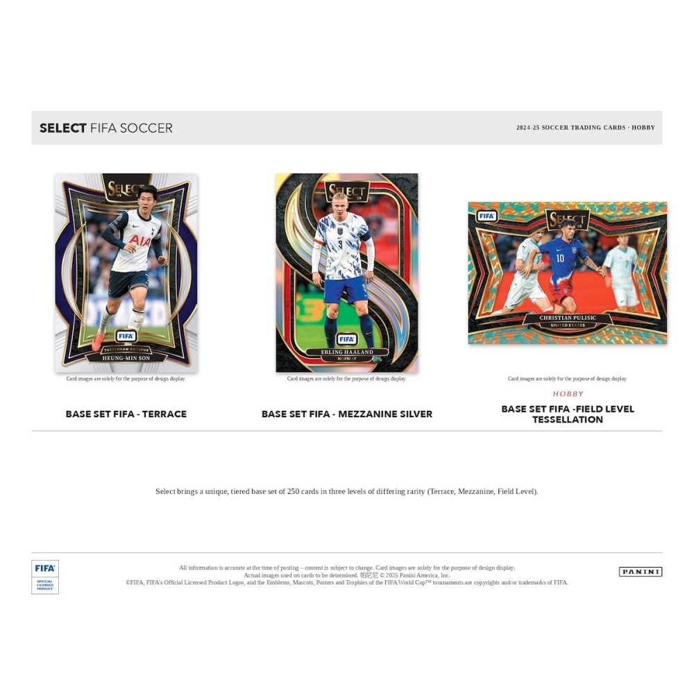 2024-25 Panini Select FIFA Soccer Hobby Box | Steel City 2024-25 Panini Select FIFA Soccer Hobby Box | Steel City