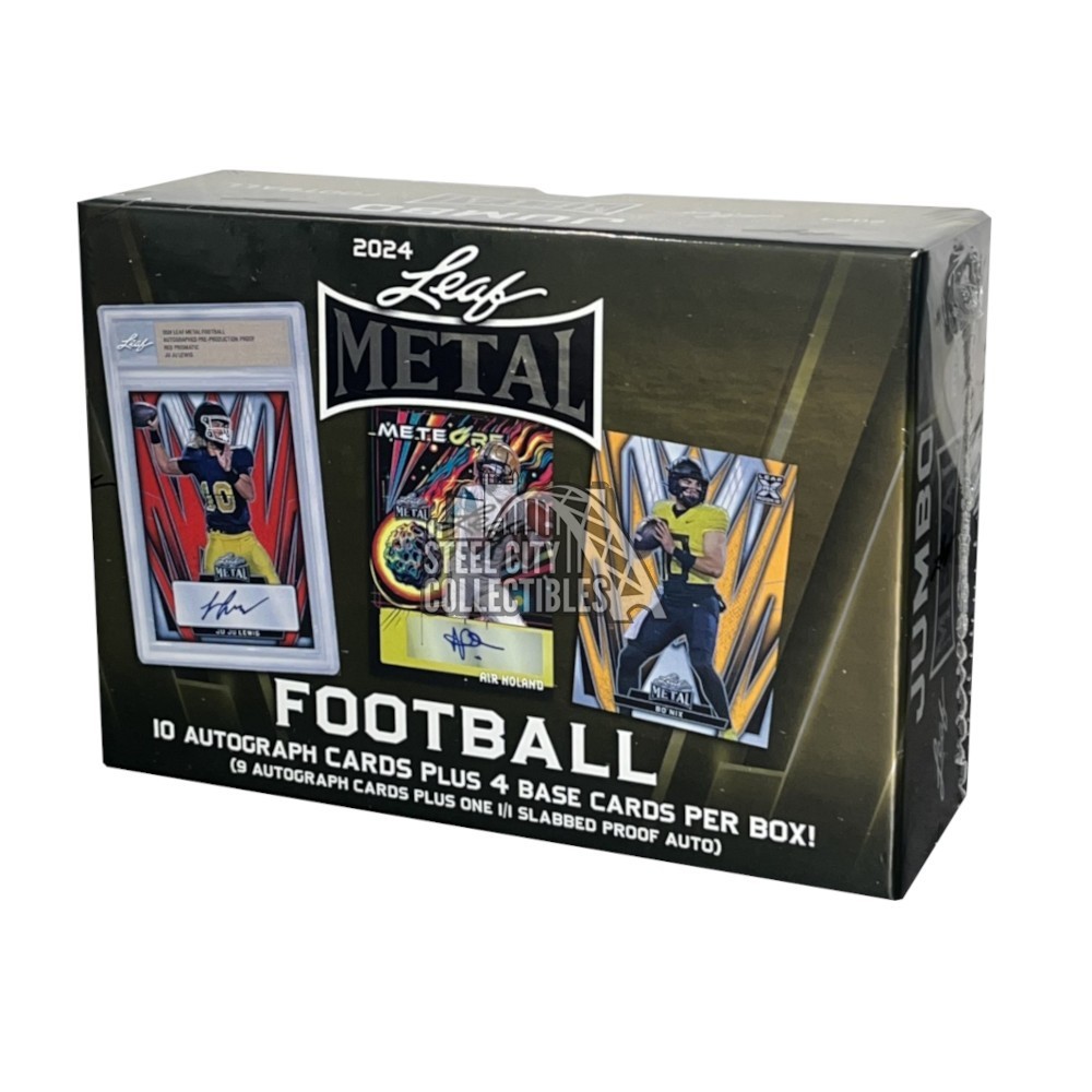 2025 Leaf Metal Football Jumbo Box Steel City Collectibles