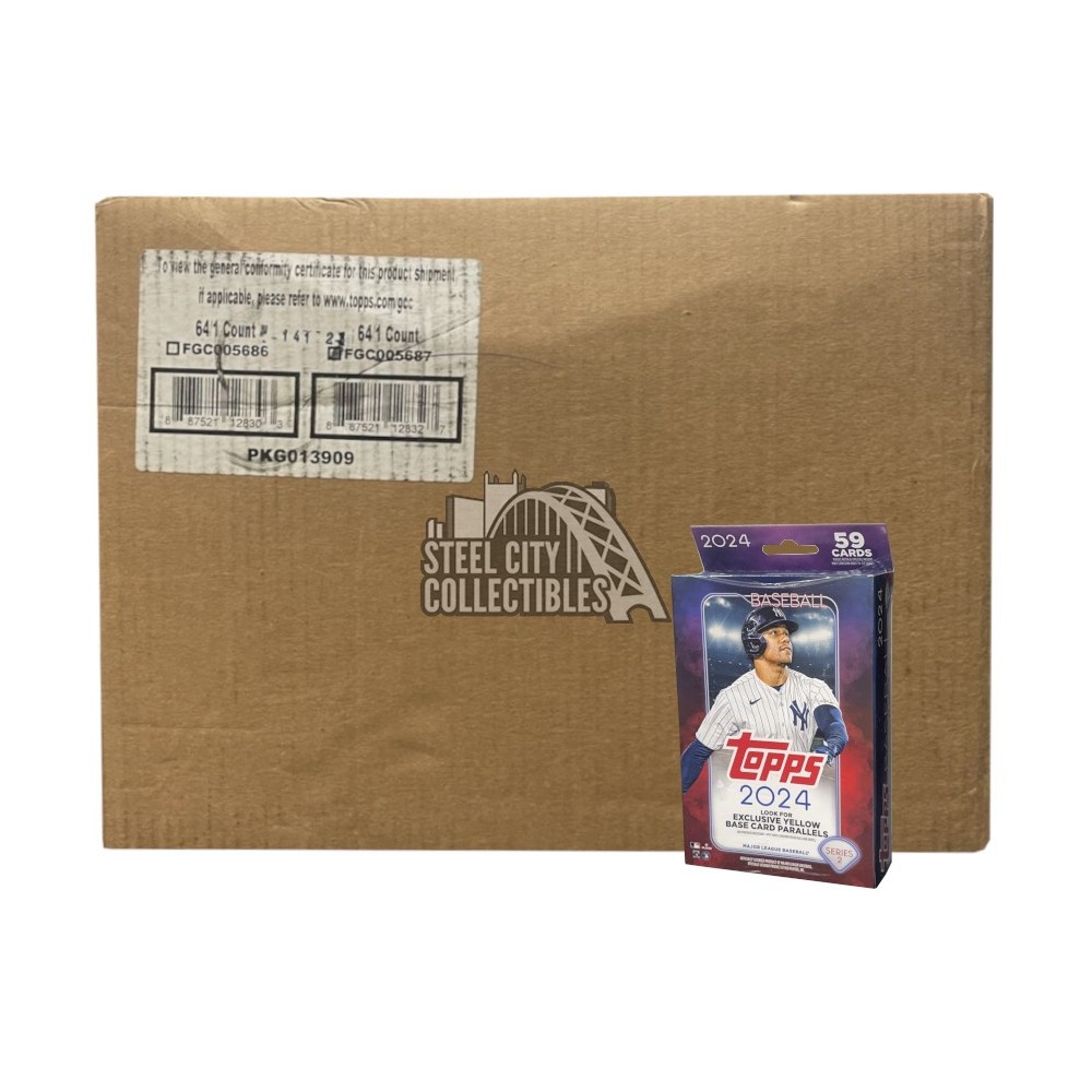 2024 Topps Series 2 Baseball Hanger Box – Factory Sealed, 59 Cards