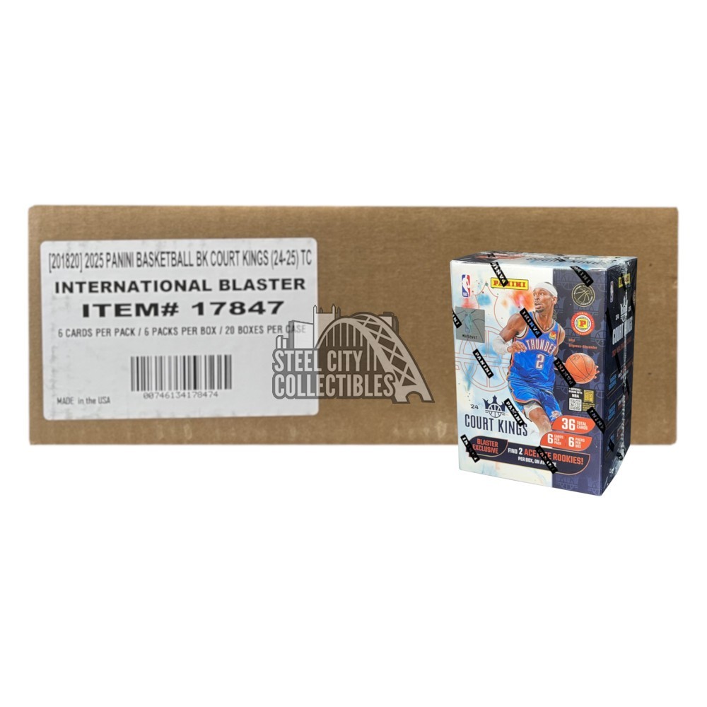 2024-25 Panini Court Kings Basketball International Blaster 20-Box 