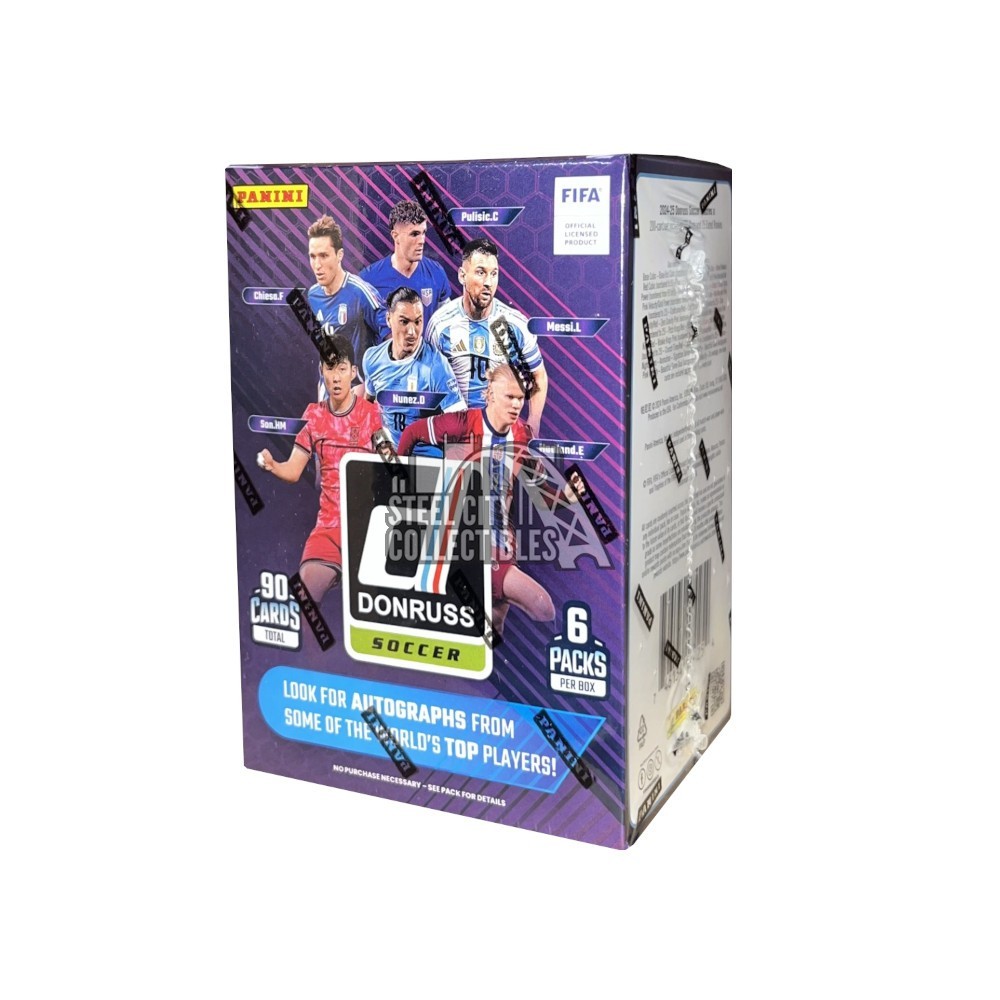 2024-25 Panini Donruss Soccer 6-Pack Blaster Box | Steel