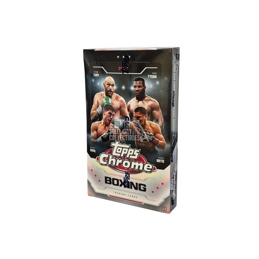 2024 Topps Chrome Boxing Hobby Box Random 2-Pack Group Break #1