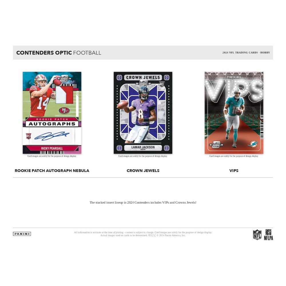 2024 Panini Contenders Optic Football Hobby Box | Steel City
