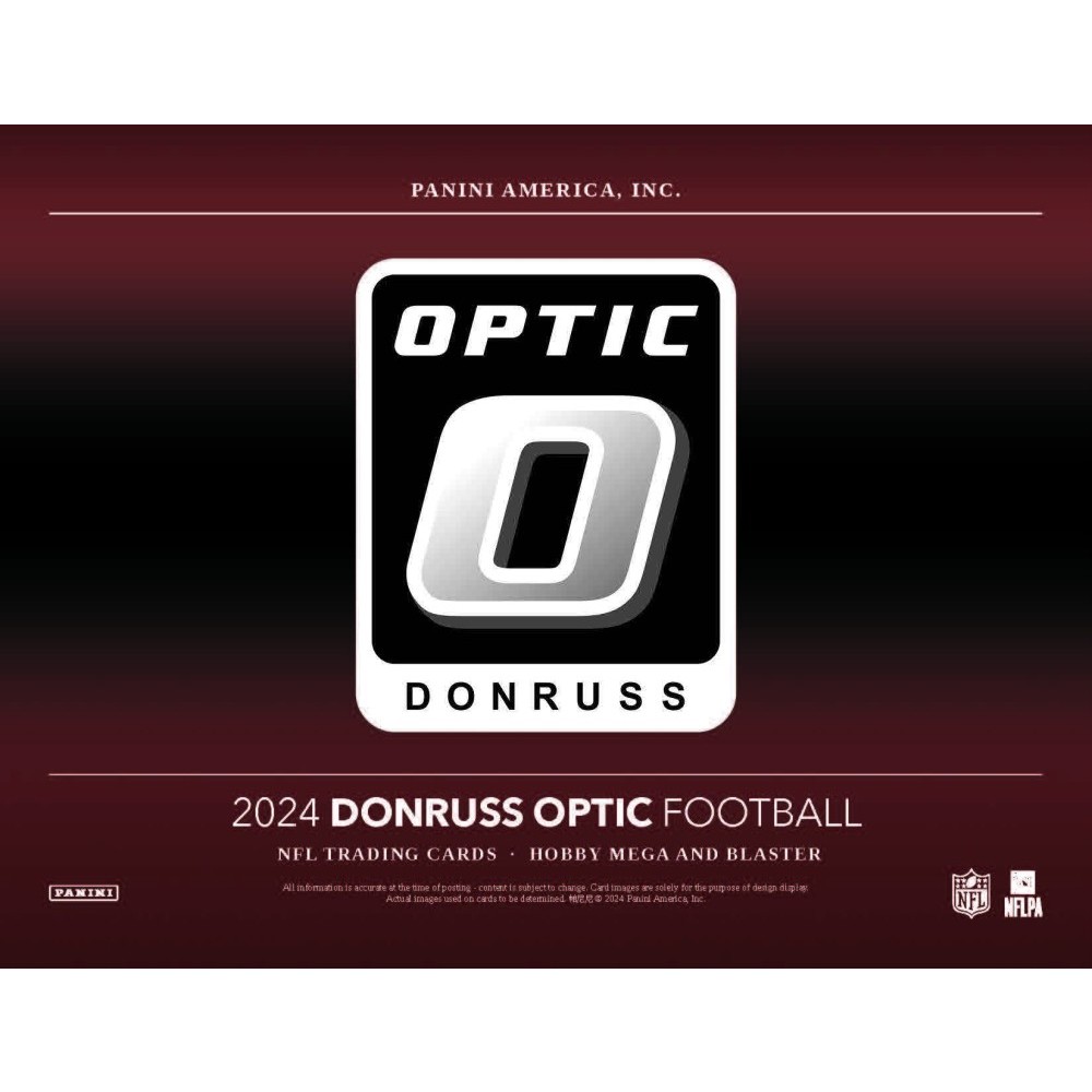 2024 Panini Donruss Football Mega Box (Red Wave Optic Previews Downt