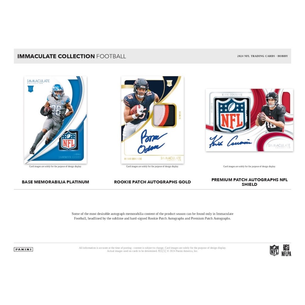 2024 Panini Immaculate Football Hobby Box | Steel City Collectibles