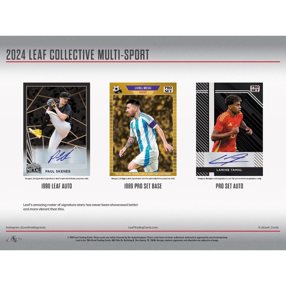2024 Leaf Collective Multi-Sport Solo Pack | Steel City Collectibles