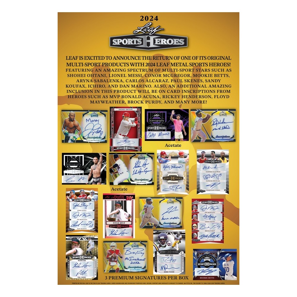Leaf Sports Heroes 2024 Casi Martie