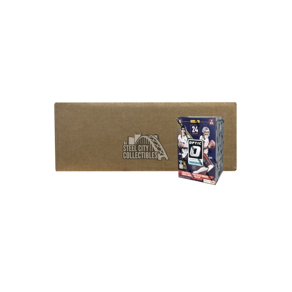 2024 Panini Donruss Optic Football 6-Pack Blaster 20-Box Case (Purple ...