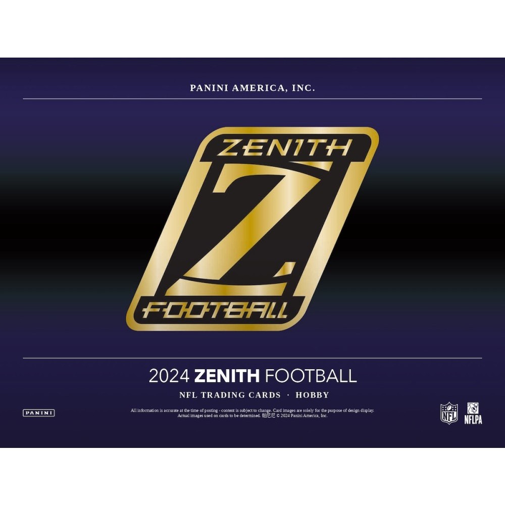 2024 Panini Zenith Football Hobby Box | Steel City Collectibles