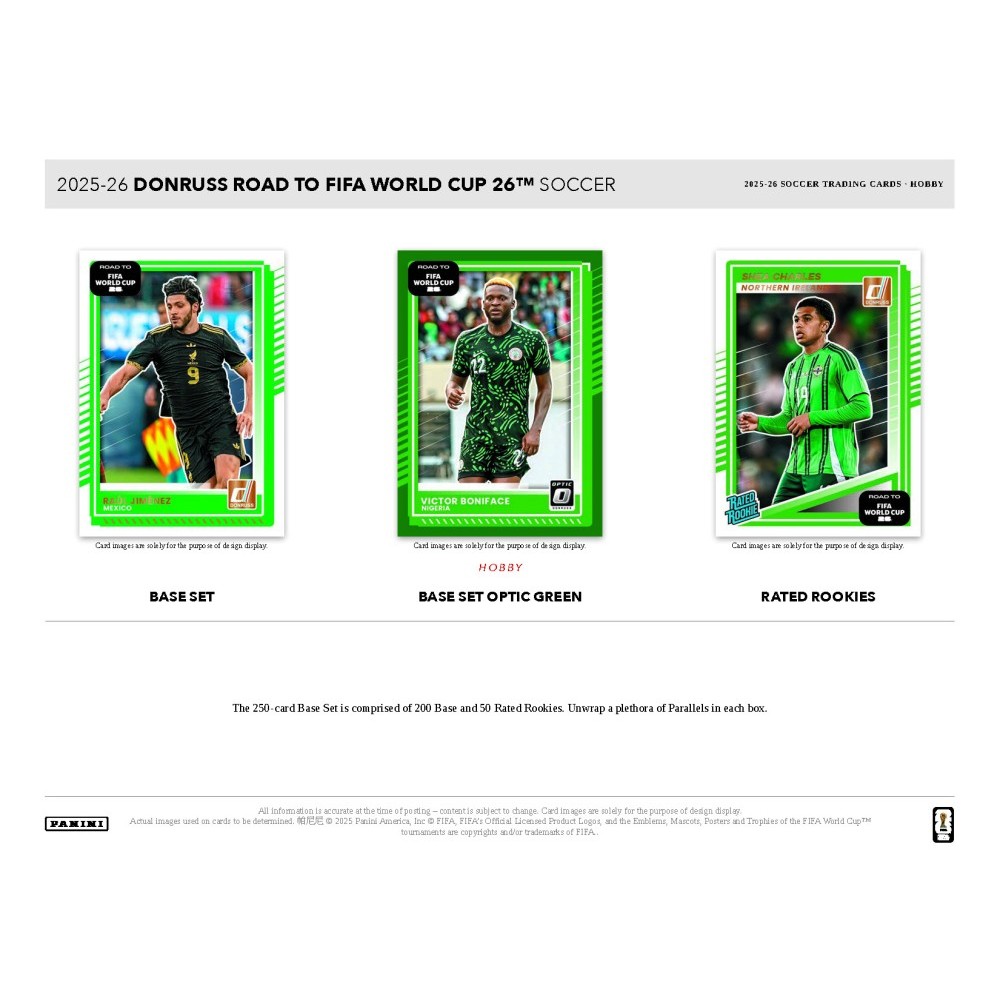 2025-26 Panini Donruss Road to FIFA World Cup Soccer Hobby 12-Box