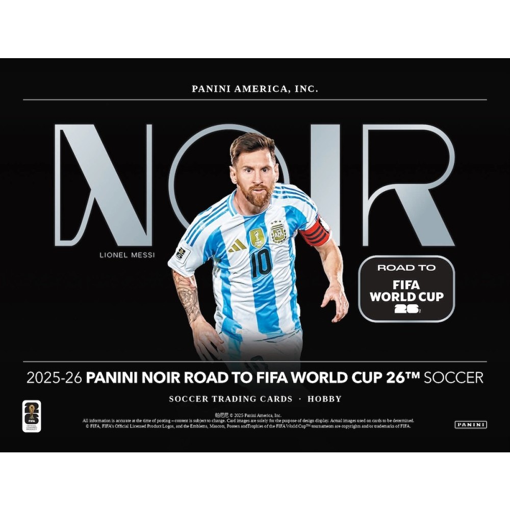 2025-26 Panini Noir Road to FIFA World Cup Soccer Hobby Box