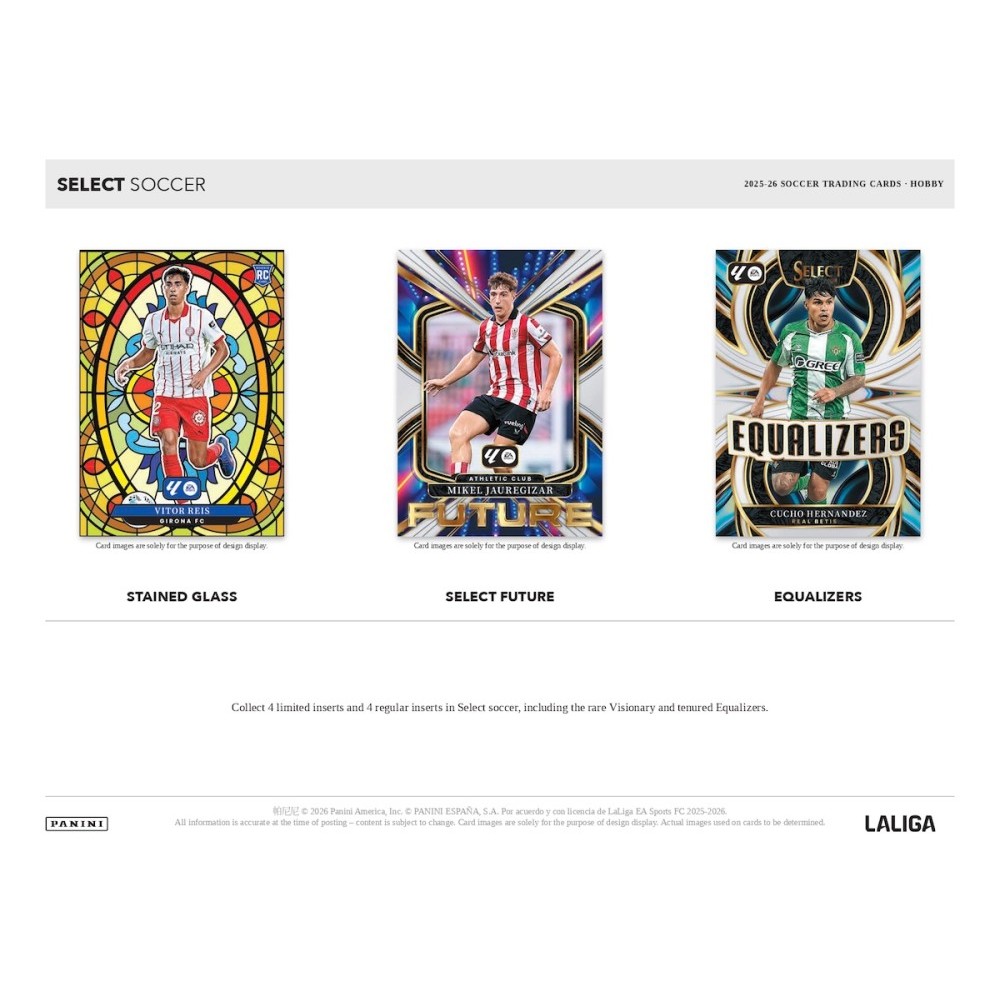 2025-26 Panini Select La Liga Soccer Hobby 12-Box Case