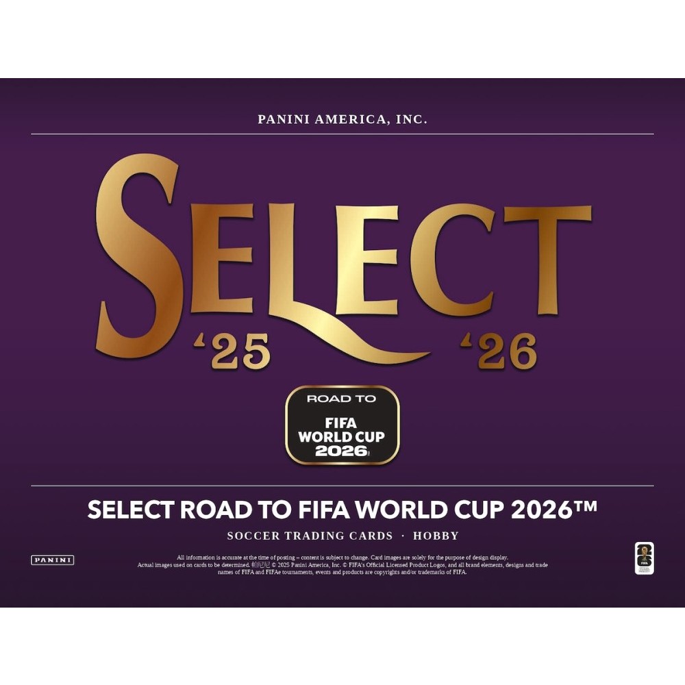 2025-26 Panini Select Road to FIFA World Cup Soccer Hobby Box