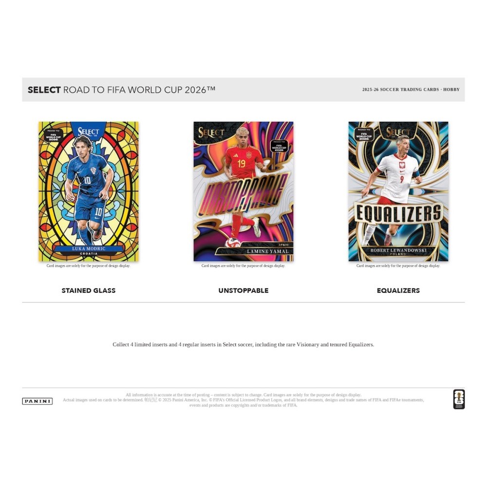 2025-26 Panini Select Road to FIFA World Cup Soccer Hobby Box