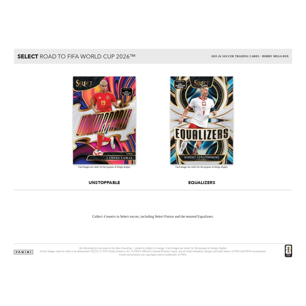 2025-26 Panini Select Road to FIFA World Cup Soccer Hobby Mega 20