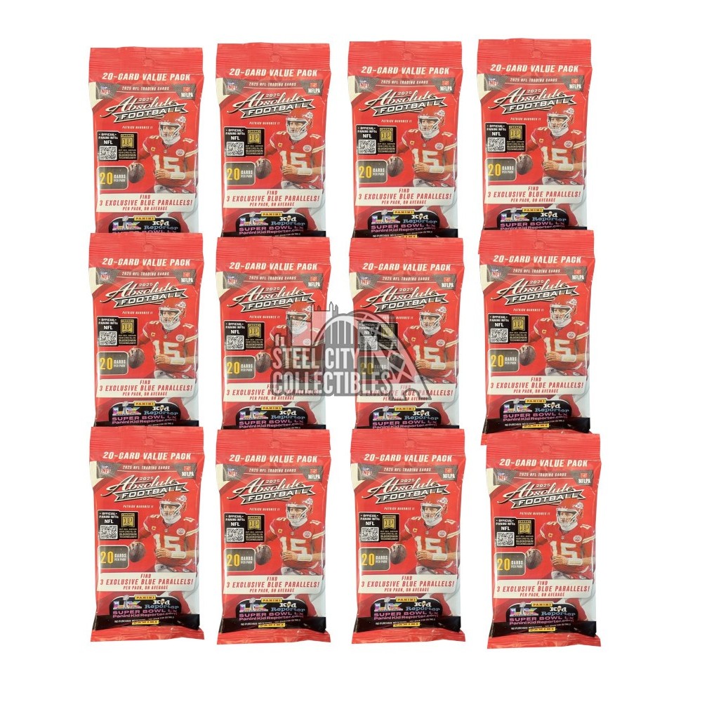 2025 Panini Absolute Football Fat Pack 12-Pack Lot | Steel City ...