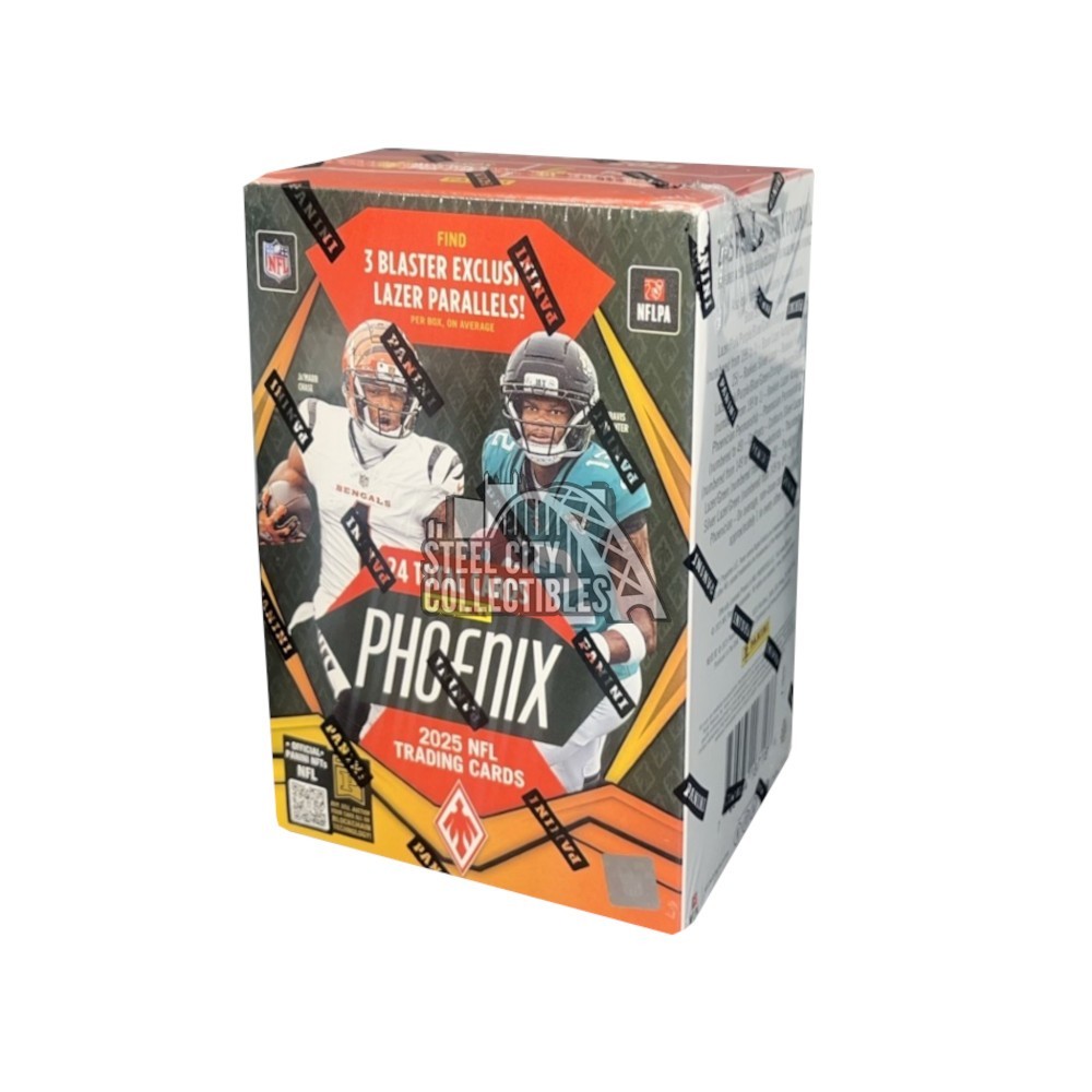 2025 Panini Phoenix Football Blaster Box (Lazer Parallels) | Steel