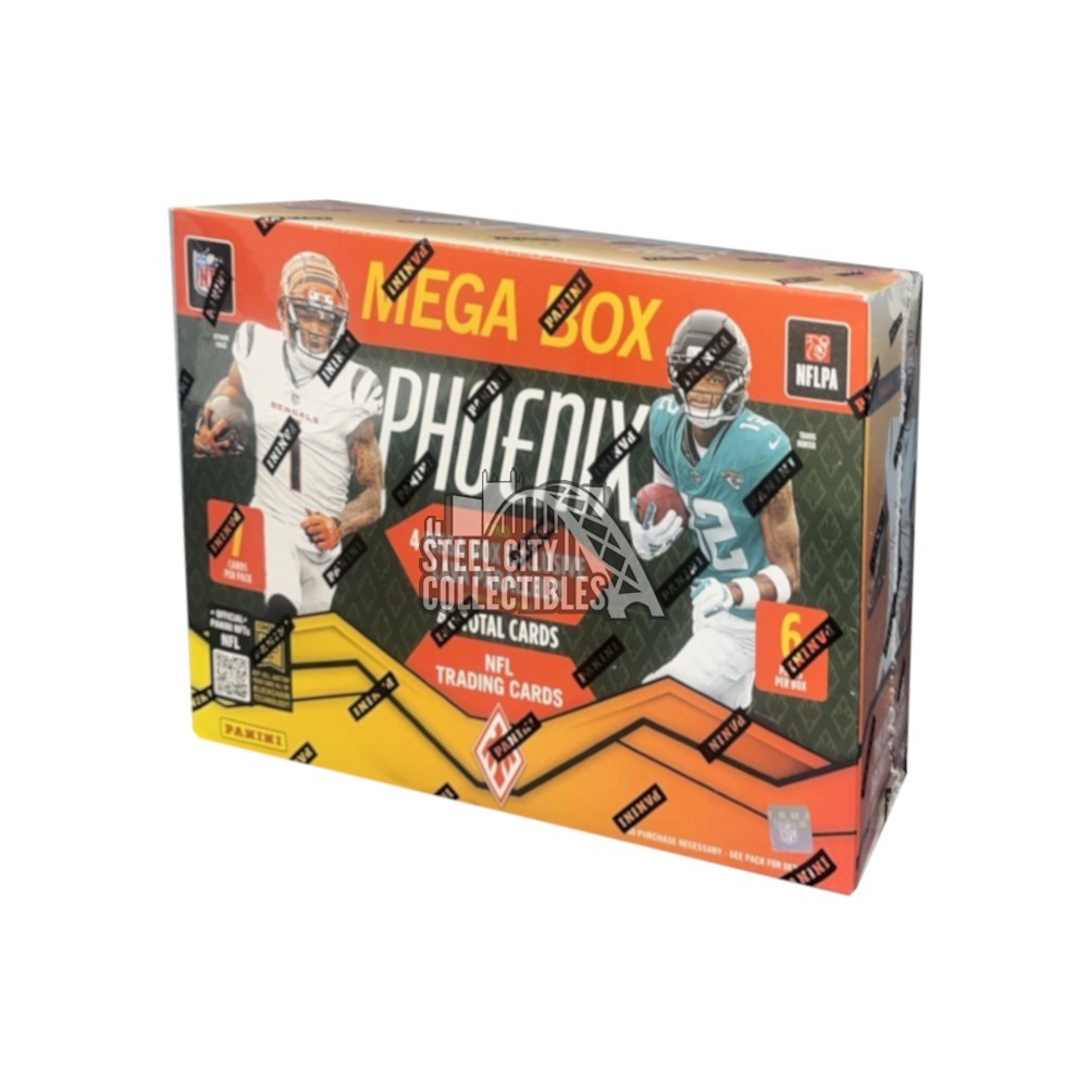 2025 Panini Phoenix Football Mega Box (Lava Parallels) | Steel