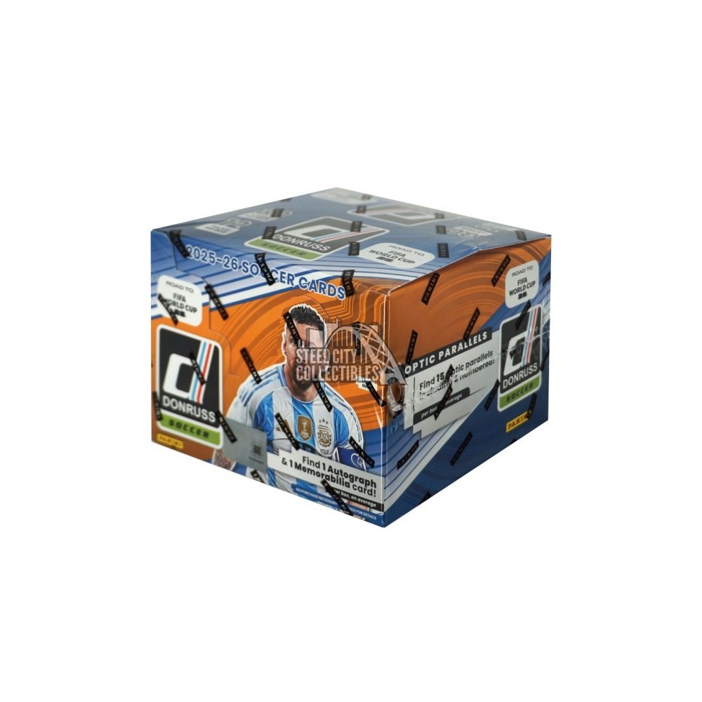 2025-26 Panini Donruss Road to FIFA World Cup Soccer Hobby Box
