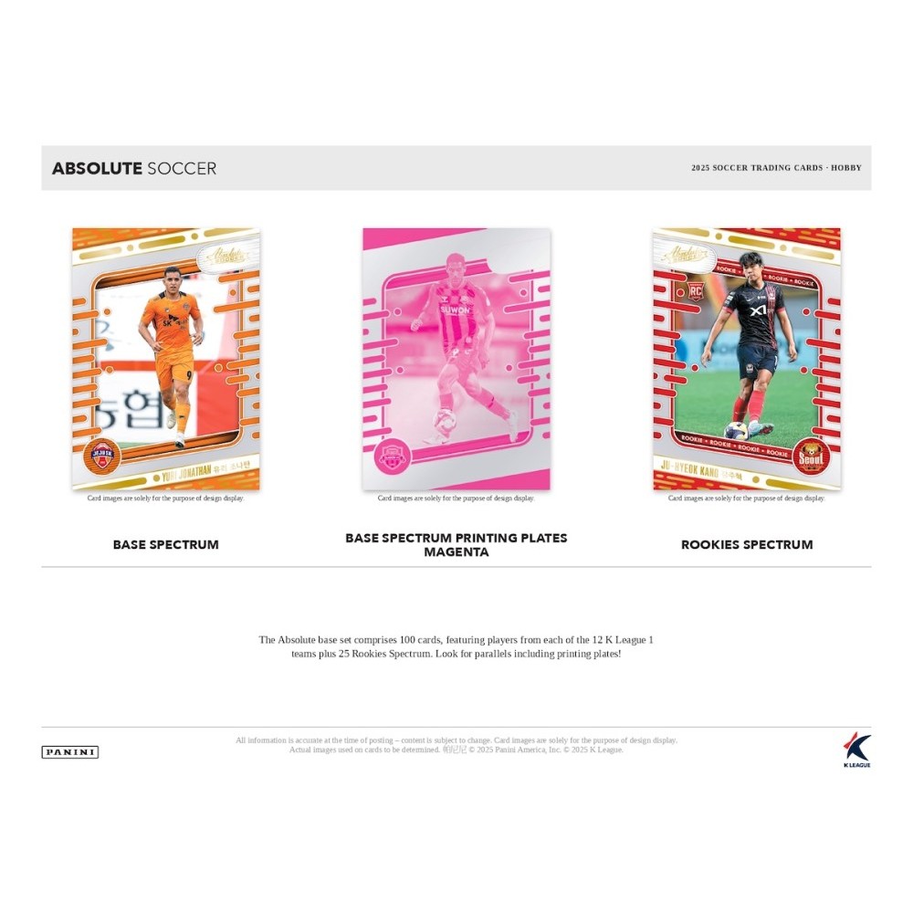 2025 Panini Absolute K League Soccer Hobby Box | Steel City