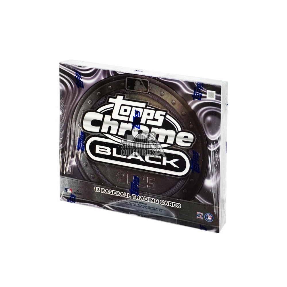 2025 Topps Chrome Black Baseball Hobby 3-Box Random Division Group