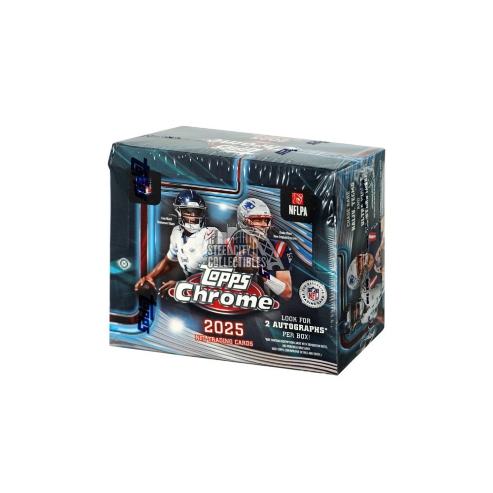 2025 Topps Chrome Football Hobby Jumbo Box Random Division Group