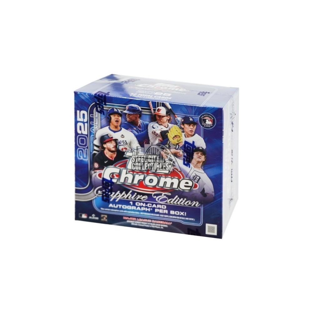 2025 Topps Chrome Baseball Sapphire Edition Box Random Pack