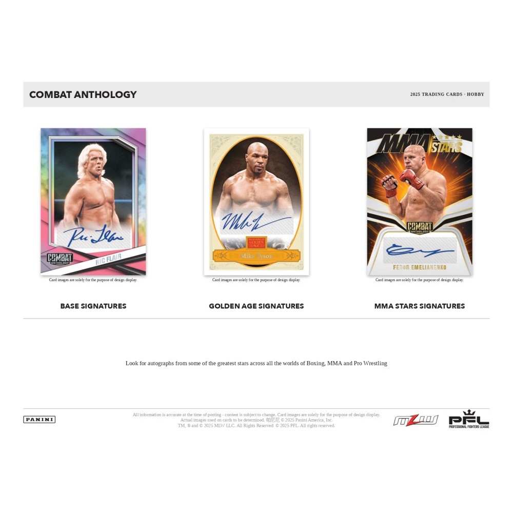 2025 Panini PFL Professional Fighters League Combat Anthology