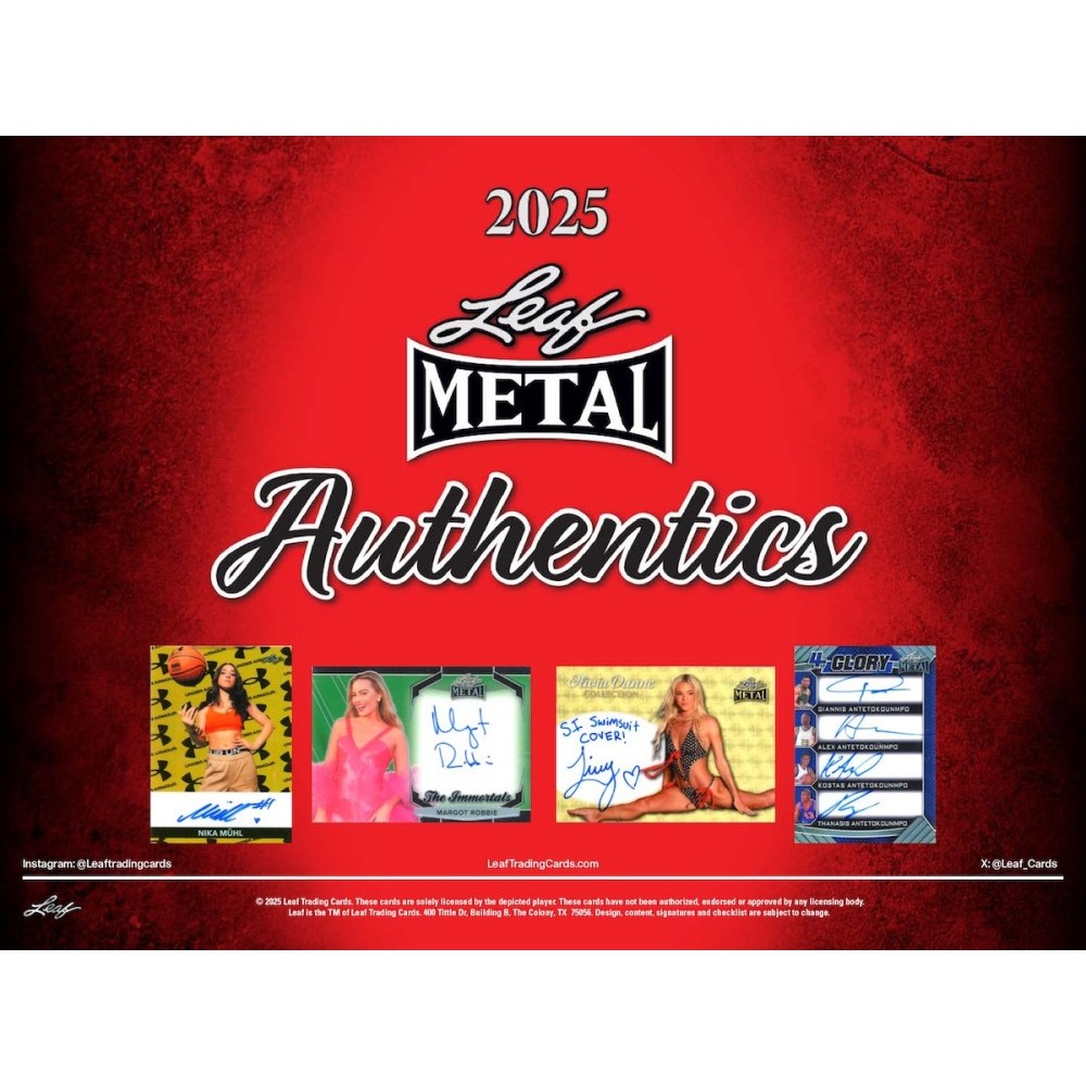 2023 Leaf フレーバー・フラブ　直筆サインカード 2025 LEAF METAL SIGNATURE SERIES MULTI-SPORTS TRADING CARDS HOBBY