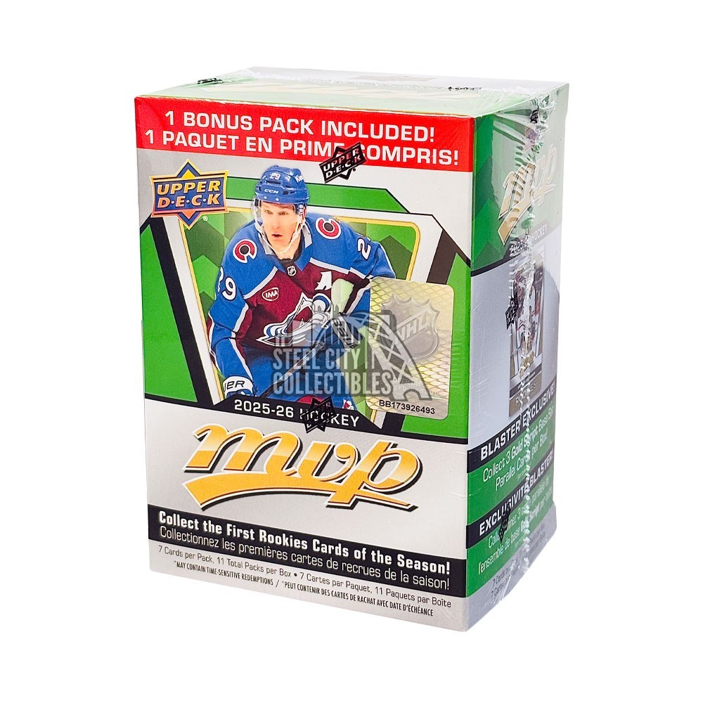 2025-26 Upper Deck MVP Hockey Blaster 20-Box Case | Steel City