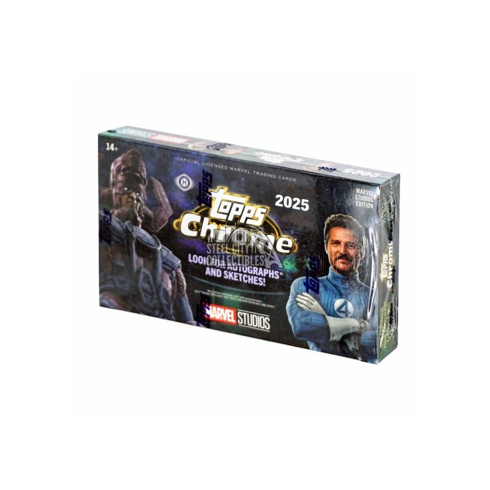 2025 Topps Marvel Studios Chrome Hobby Box Random Pack Group Break #1 -  Steve | Steel City Collectibles